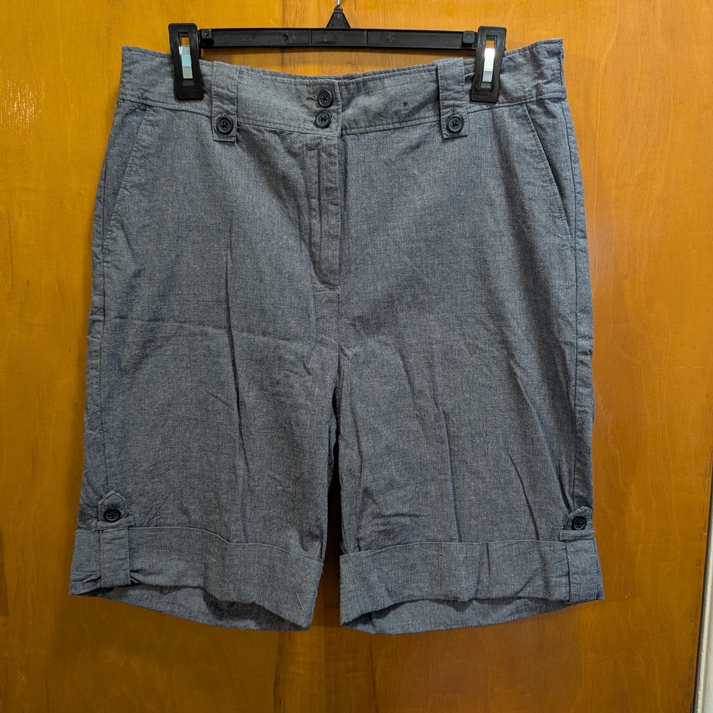 Basic Editions Gray Women's Shorts